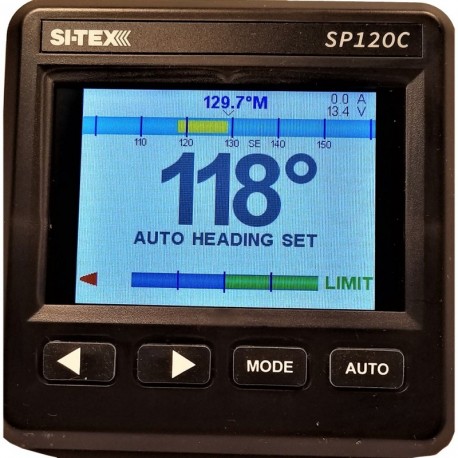 SI-TEX SP-120 Color System w/Rudder Feedback & Type "S" Mechanical Dash Drive