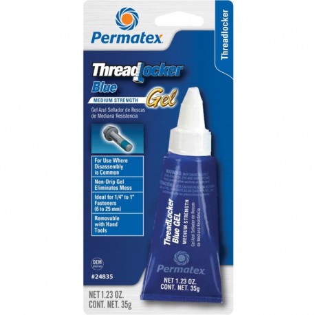 Permatex Medium Strength Threadlocker BLUE Gel - 35g