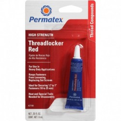 Permatex High Strength Threadlocker RED Gel Tube - 6ml
