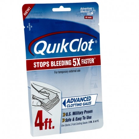 Adventure Medical QuickClot Gauze 3" x 4'