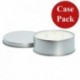 Camco Citronella Candle w/Lid - 4" x 1" 16-Hour Burn Time - 3 Wicks *6-Pack