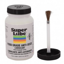 Super Lube Food Grade Anti-Seize w/Syncolon (PTFE) - 8oz Brush Bottle