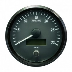 VDO SingleViu 100mm (4") Tachometer - 3000 RPM