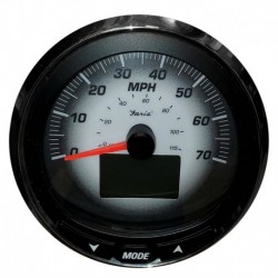 Faria 5" Multifunction Gauge - 70MPG - LCD w/o PP - Depth - Black Fade