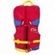 MTI Infant Life Jacket w/Collar - Red/Royal Blue - 0-30lbs