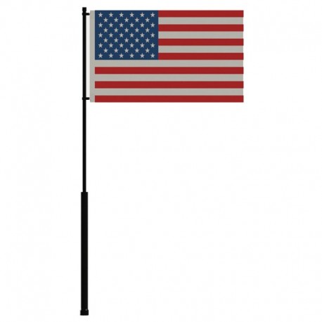 Mate Series Flag Pole - 36" w/USA Flag