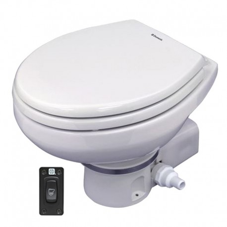 Dometic MasterFlush 7260 Macerator Toilet - 12V - White