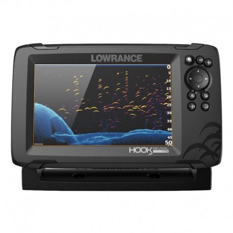 Lowrance HOOK Reveal 7 Combo w/TripleShot Transom Mount & C-MAP Contour + Card