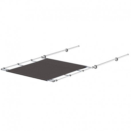 SureShade PTX Power Shade - 51" Wide - Stainless Steel - Grey