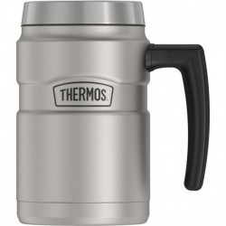 Thermos 16oz Stainless King Coffee Mug - Matte Stainless Steel