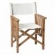Whitecap Director' s Chair II w/Sail Cloth Seating - Teak