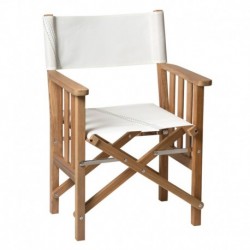 Whitecap Director' s Chair II w/Sail Cloth Seating - Teak
