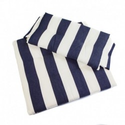 Whitecap Director' s Chair II Replacement Seat Cushion Set - Navy & White Stripes