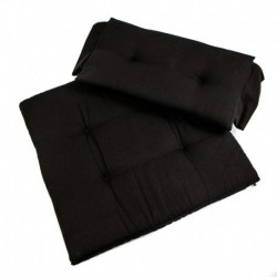 Whitecap Seat Cushion Set f/Director' s Chair - Black