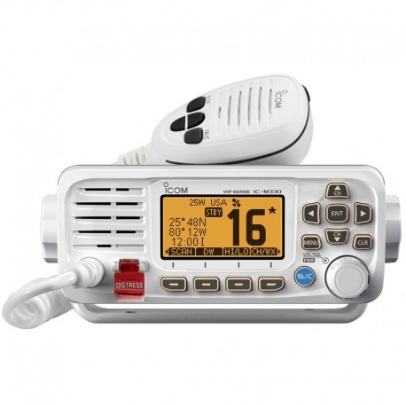 Icom M330 VHF Radio Compact w/GPS - White