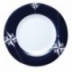 Marine Business Melamine Round Dessert Plate - NORTHWIND - 7" Set of 6