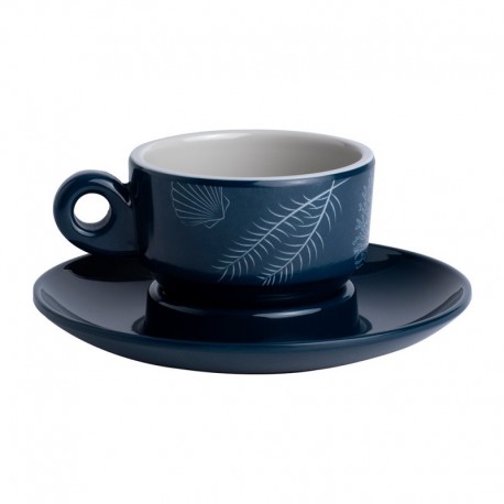 Marine Business Melamine Espresso Cup & Plate Set - LIVING - Set of 6