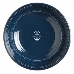 Marine Business Melamine Deep, Round Soup Plate - SAILOR SOUL - 8.8" Set of 6