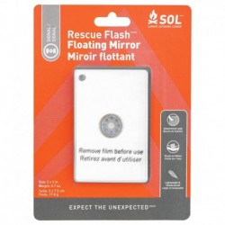 S.O.L. Survive Outdoors Longer Rescue Flash Floating Mirror