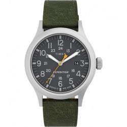 Timex Expedition Scout - Black Dial - Green Strap