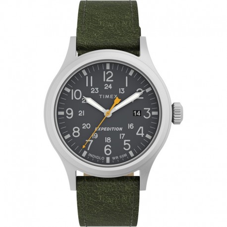 Timex Expedition Scout - Black Dial - Green Strap