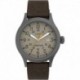 Timex Expedition Scout - Khaki Dial - Brown Leather Strap