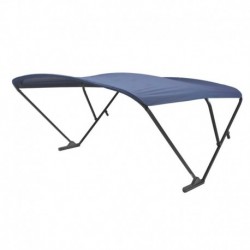 SureShade Power Bimini - Black Anodized Frame - Navy Fabric