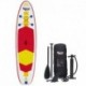 Aqua Leisure 10' Inflatable Stand-Up Paddleboard Drop Stitch w/Oversized Backpack f/Board & Accessories