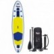 Aqua Leisure 10.6' Inflatable Stand-Up Paddleboard Drop Stitch w/Oversized Backpack f/Board & Accessories