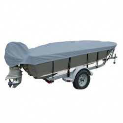 Carver Poly-Flex II Narrow Series Styled-to-Fit Boat Cover f/12.5' V-Hull Fishing Boats - Grey