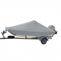 Carver Sun-DURA Styled-to-Fit Boat Cover f/16.5' Bay Style Center Console Fishing Boats - Grey