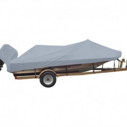 Carver Sun-DURA Styled-to-Fit Boat Cover f/16.5' Wide Style Bass Boats - Grey