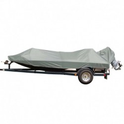 Carver Poly-Flex II Styled-to-Fit Boat Cover f/16.5' Jon Style Bass Boats - Grey