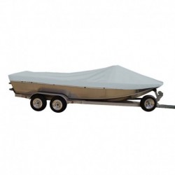 Carver Sun-DURA Styled-to-Fit Boat Cover f/20.5' Sterndrive Aluminum Boats w/High Forward Mounted Windshield - Grey