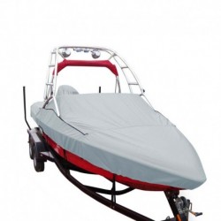 Carver Sun-DURA Specialty Boat Cover f/20.5' Sterndrive V-Hull Runabouts w/Tower - Grey