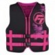 Full Throttle Youth Rapid-Dry Life Jacket - Pink/Black