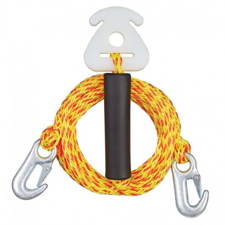 Full Throttle 8' Ski/Tube Tow Harness - Yellow/Orange