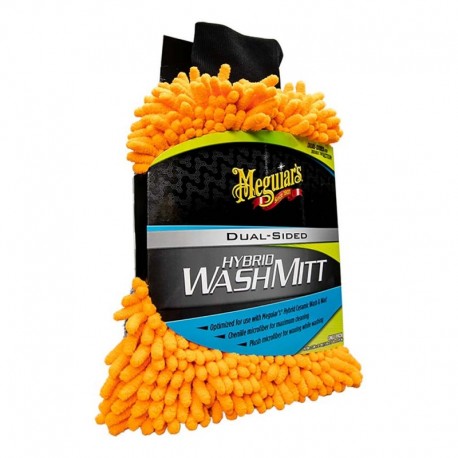 Meguiar' s Hybrid Wash Mitt - Extremely Plush Microfiber Wash Mitt f/Gently Waxing While Washing