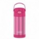 Thermos FUNtainer Stainless Steel Insulated Straw Bottle - 12oz - Pink