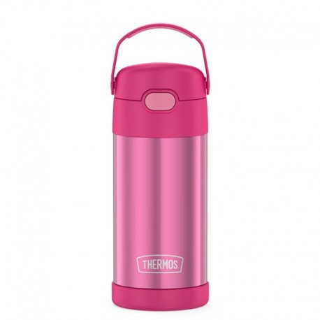 Thermos FUNtainer Stainless Steel Insulated Straw Bottle - 12oz - Pink