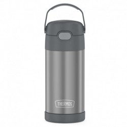 Thermos FUNtainer Stainless Steel Insulated Straw Bottle - 12oz - Grey