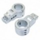 PTM Edge Board Rack Mounts - 2.5" Pipe Clamp - Silver