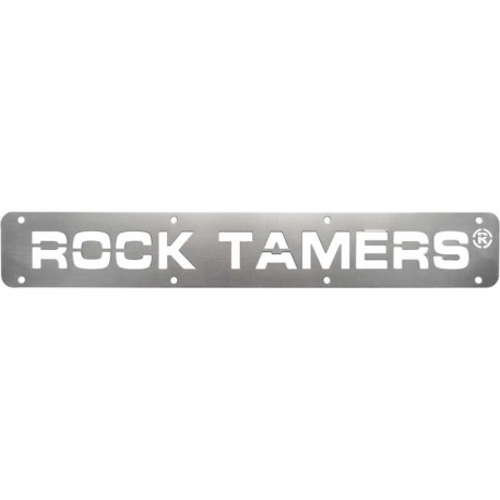 ROCK TAMERS Replacement Trim Plate - Stainless Steel