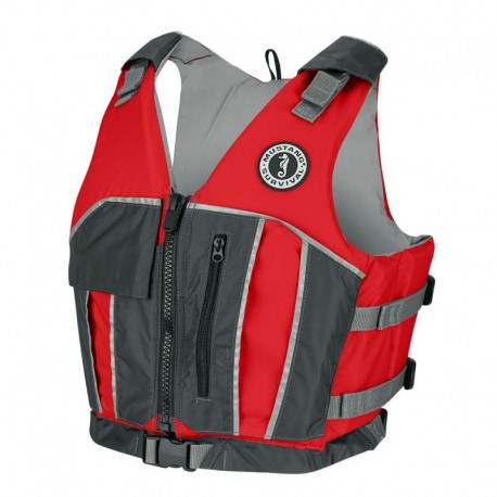 Mustang Reflex Foam Vest - Red/Grey - XL/XXL