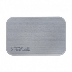 SeaDek YETI Roadie 20 Cooler Top 10-13/16" x 16-1/8" x 5mm Storm Grey SeaDek Logo Brushed