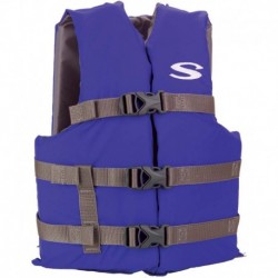 Stearns Youth Classic Vest Life Jacket - 50-90lbs - Blue/Grey