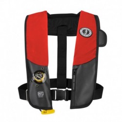 Mustang HIT Hydrostatic Inflatable Automatic PFD - Red/Black