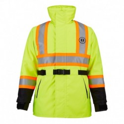 Mustang Classic Flotation Coat - Fluorescent Yellow/Green - XL