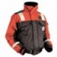 Mustang Classic Flotation Bomber Jacket w/SOLAS Tape - Orange/Black - Small