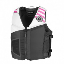 Mustang Young Adult REV Foam Vest - Grey/White/Pink